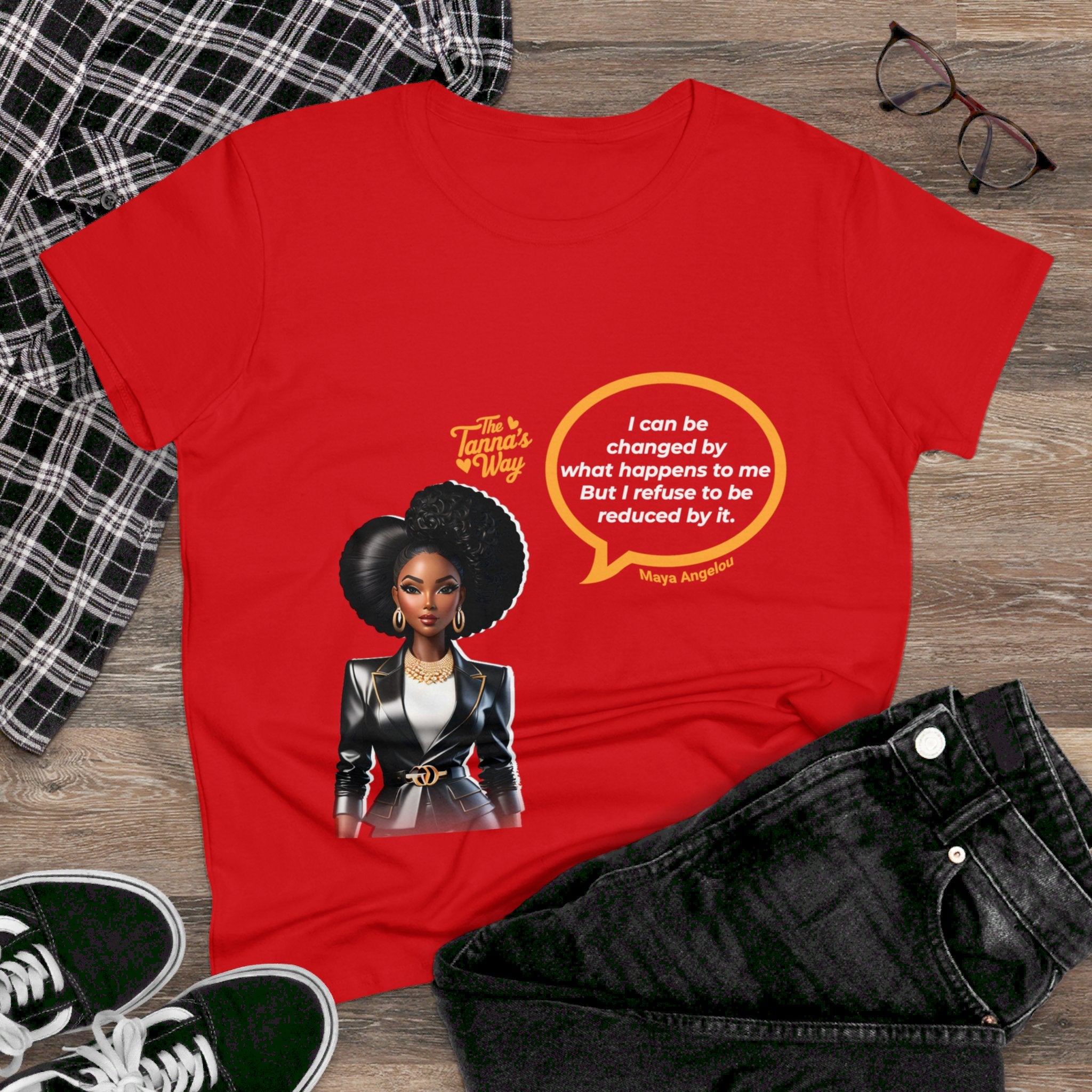 Maya Angelou 2 | Women's Midweight Cotton Tee